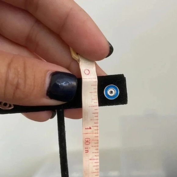 925 Sterling Silver Evil Eye Studs Earrings - Picture 5 of 12